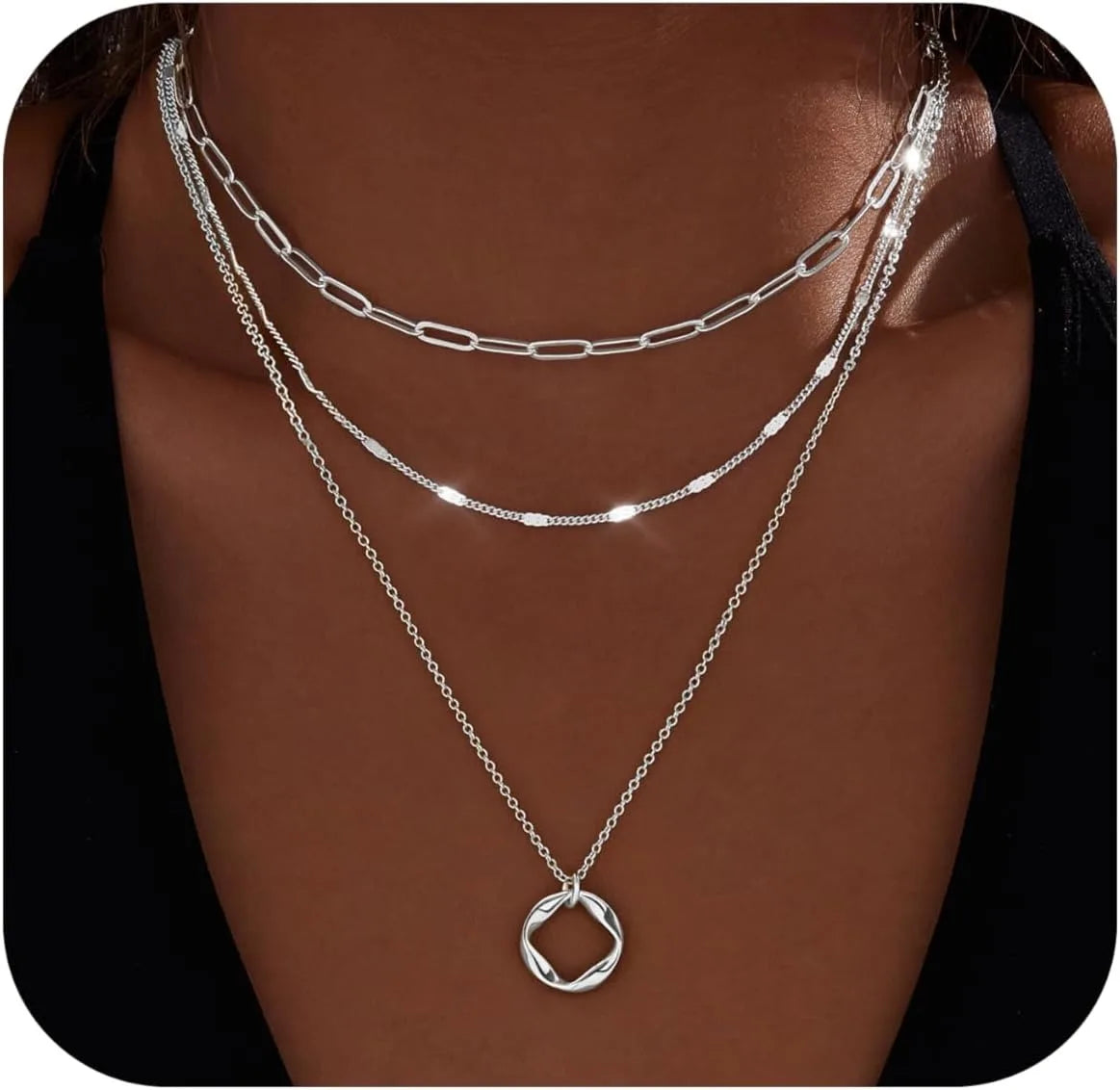 Schichtbare kette Damen