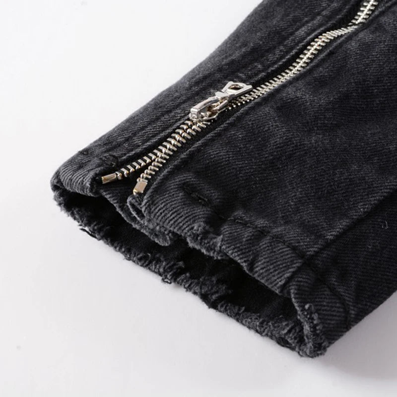Dicke bikerjacke