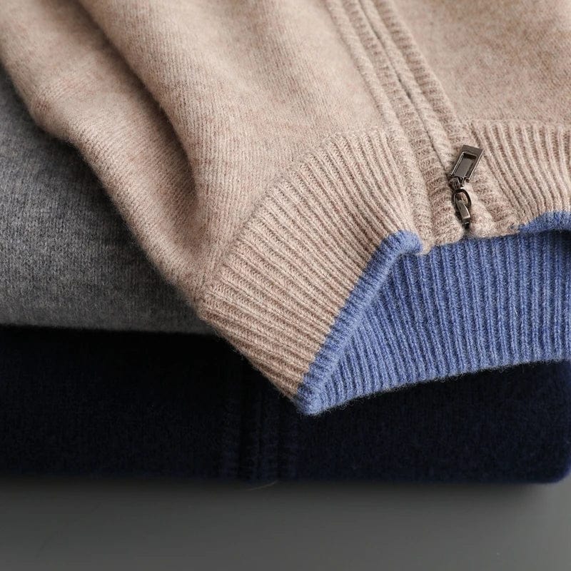 Max | Bequeme Strickjacke Herren mit Reißverschluss für Alltag und Anlässe