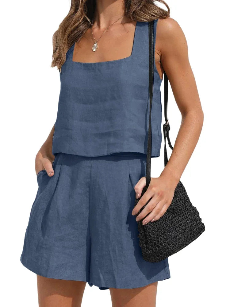 Variant image for Beatrix | Elegantes Sommer-Set für Damen aus atmungsaktivem Leinen-56