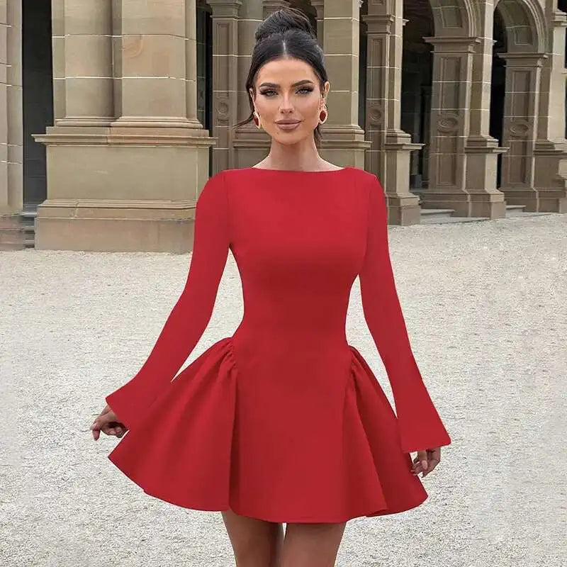 A-Linien Minikleid für Damen