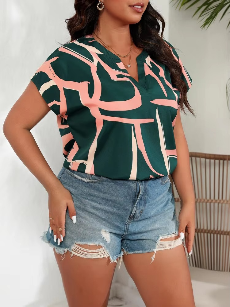 Carlotta | Stylisches Top mit Modernem Print für Damen
