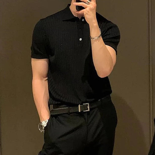 Thor | Klassisches Herren Poloshirt mit Vintage-Streifen