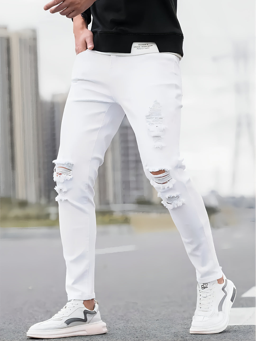 Slim-Fit Herren Jeans aus Stretch-Denim