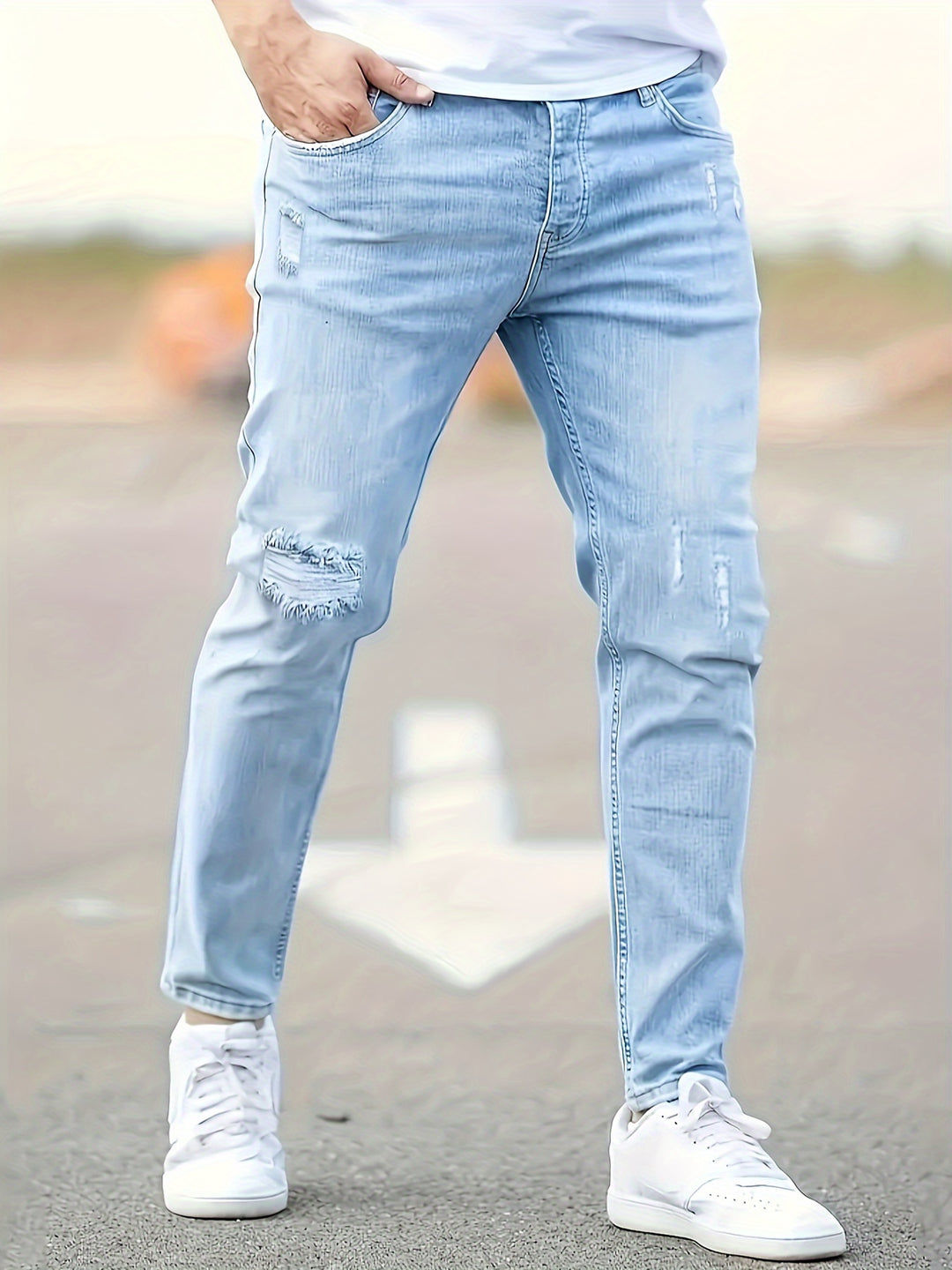 Slim-Fit Herren Jeans aus Stretch-Denim