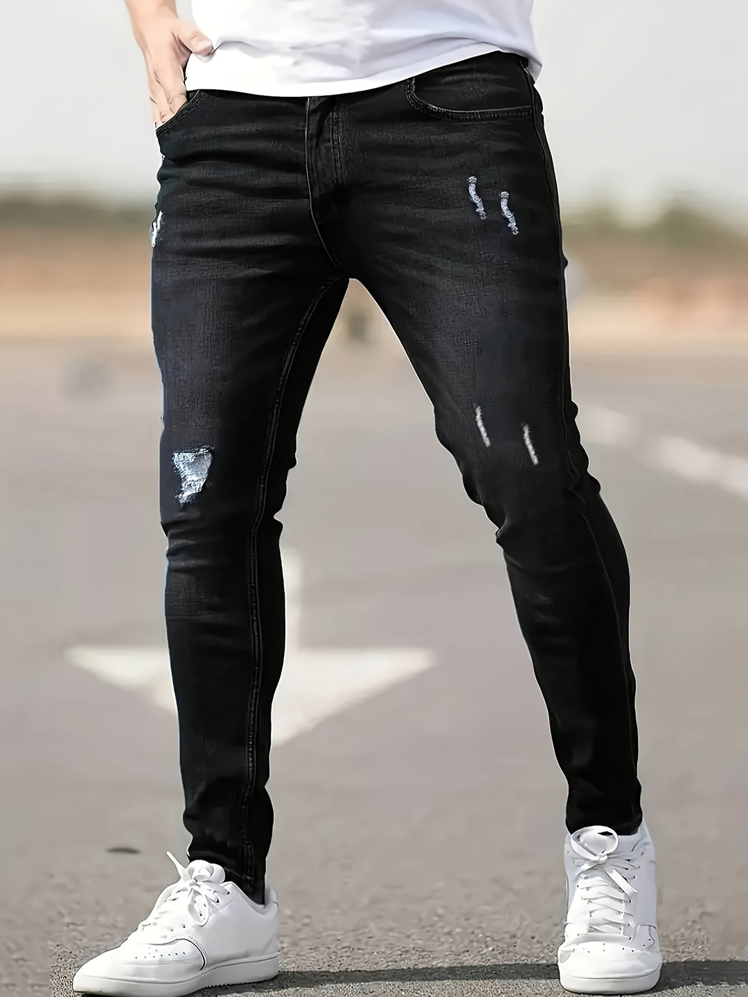 Slim-Fit Herren Jeans aus Stretch-Denim