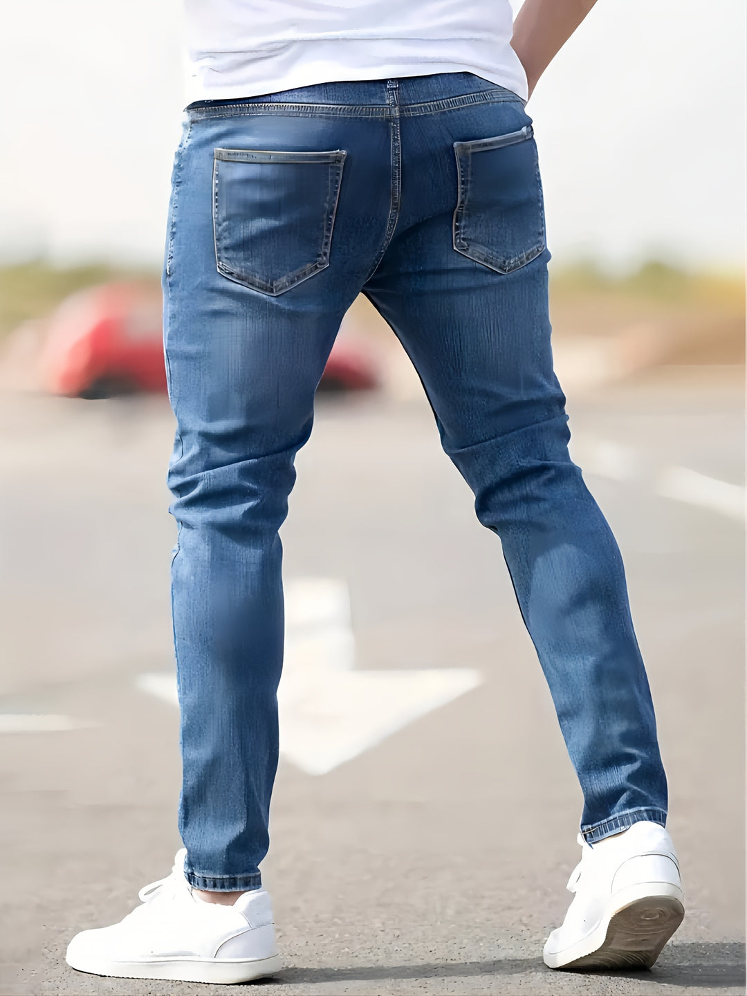 Slim-Fit Herren Jeans aus Stretch-Denim