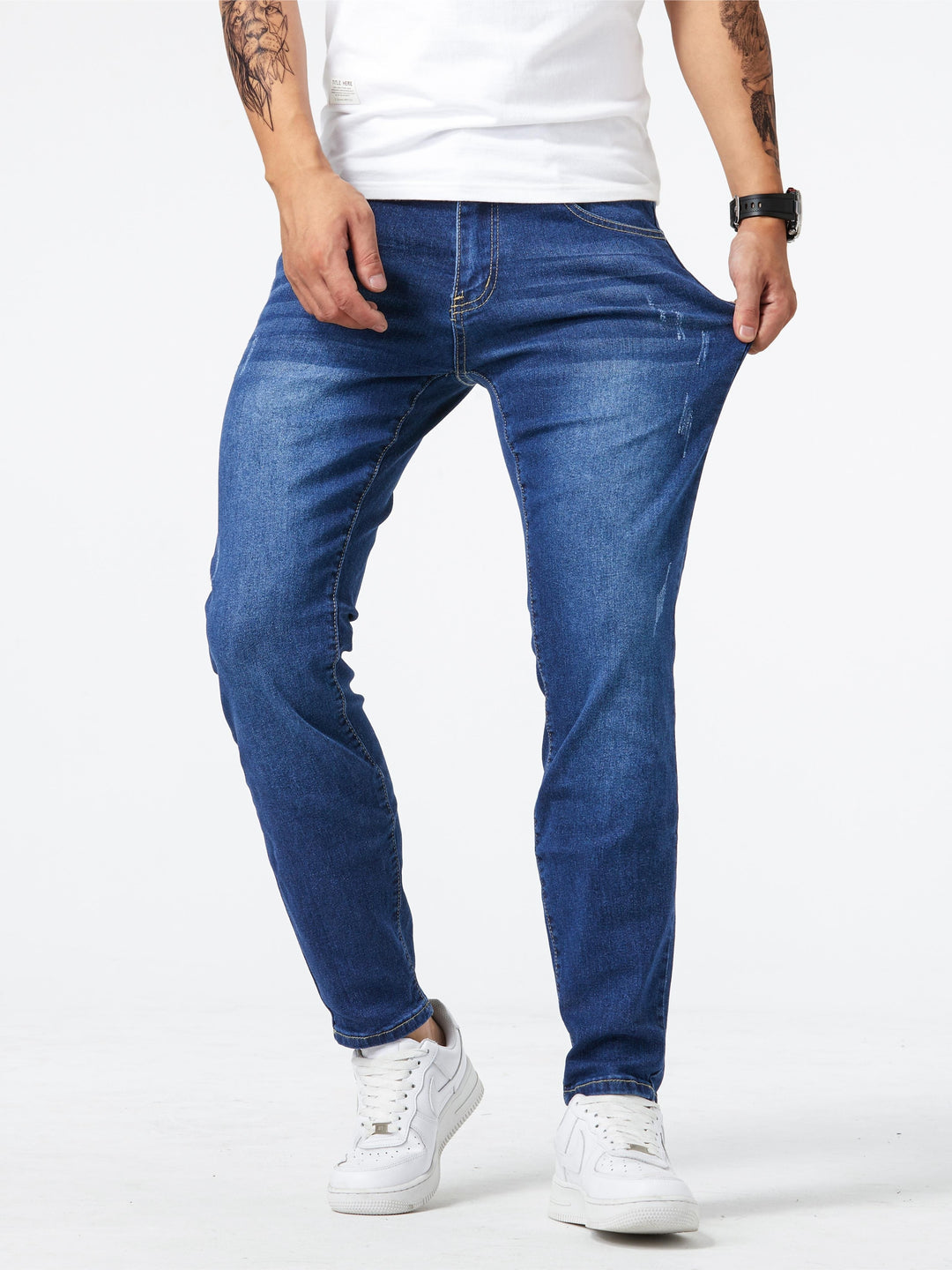 Jeans elasticizzati slim fit da uomo