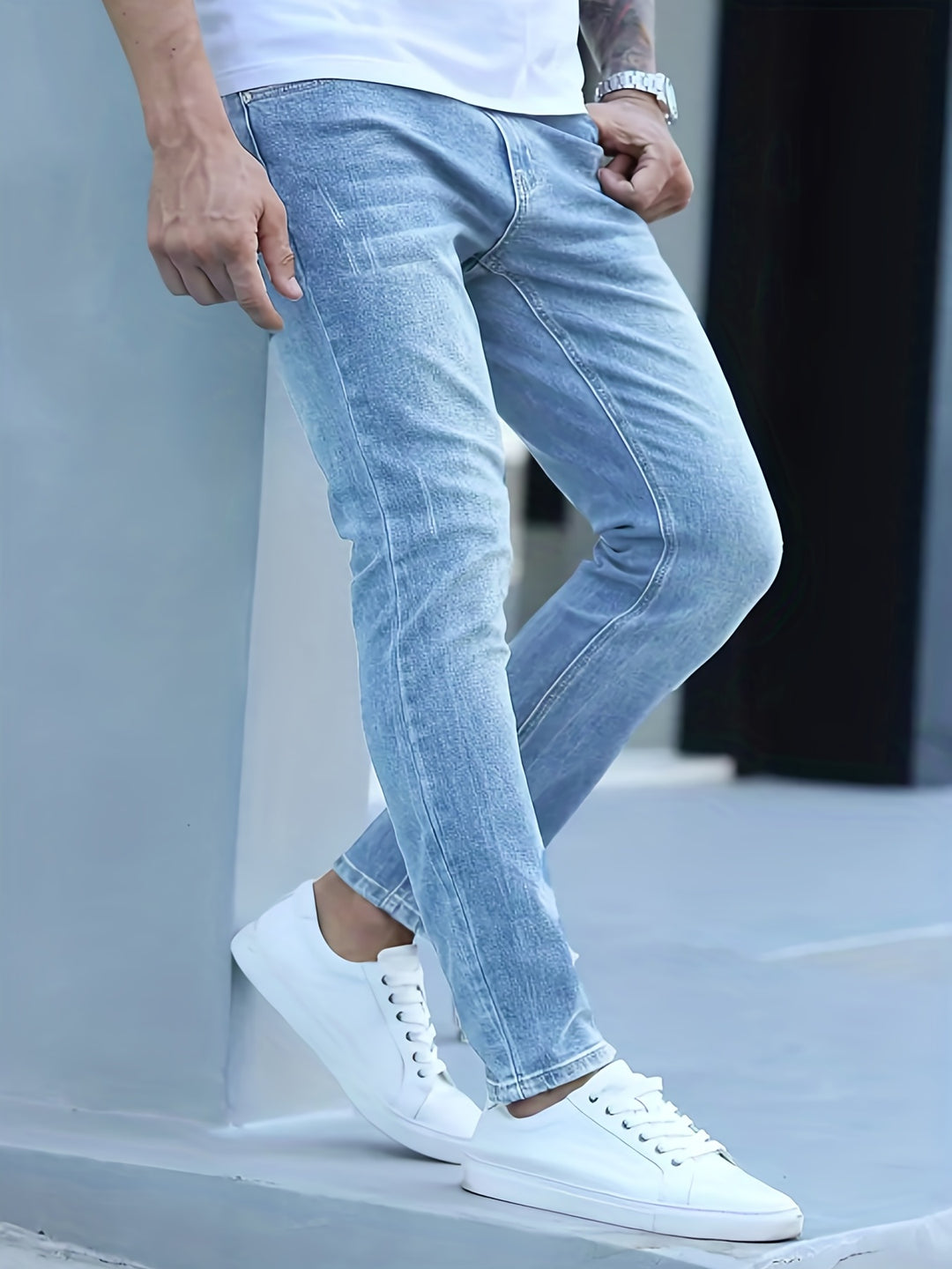 Jeans elasticizzati slim fit da uomo