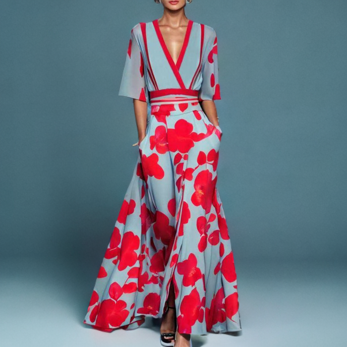 Andrina | Elegantes Damenkleid für Hochzeitsgast und festliche Anlässe