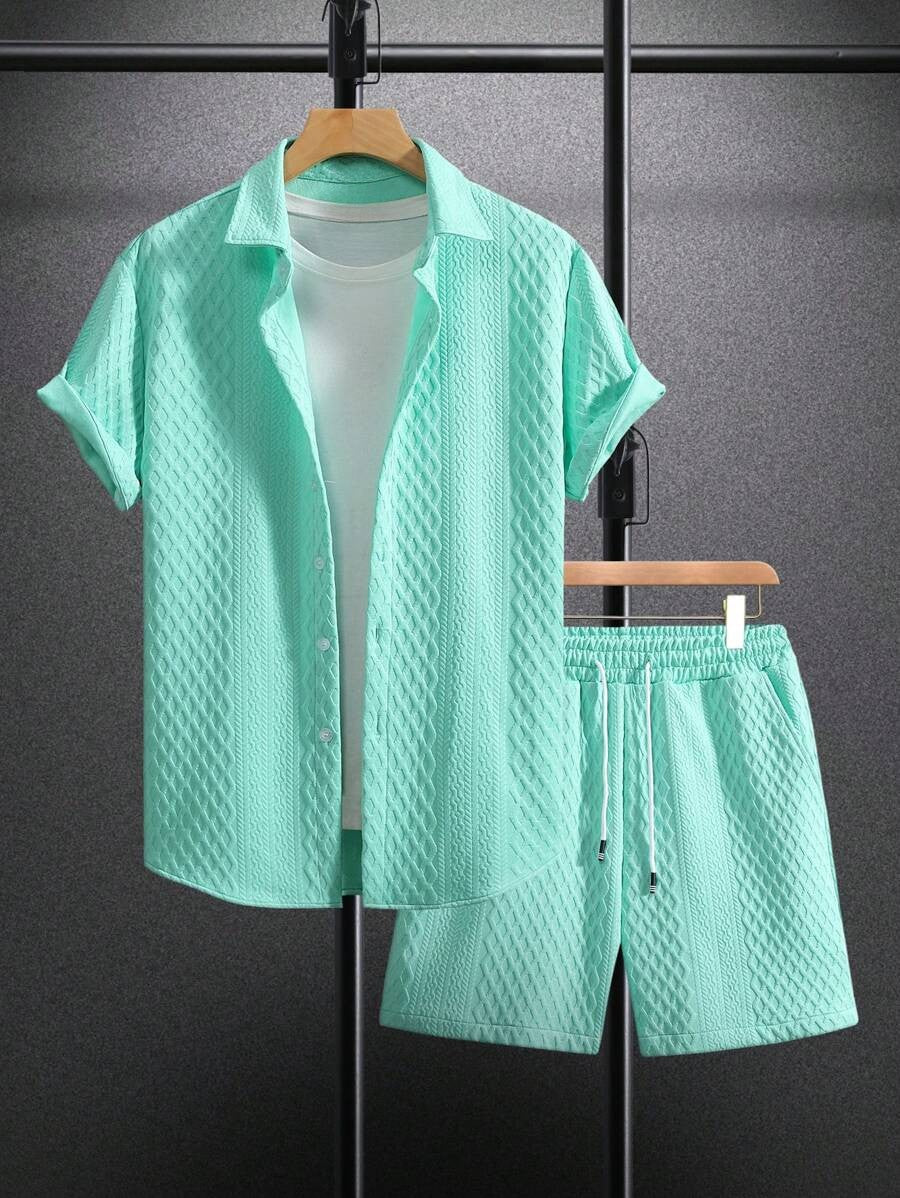 Sommerliches Herren Zweiteiler Set