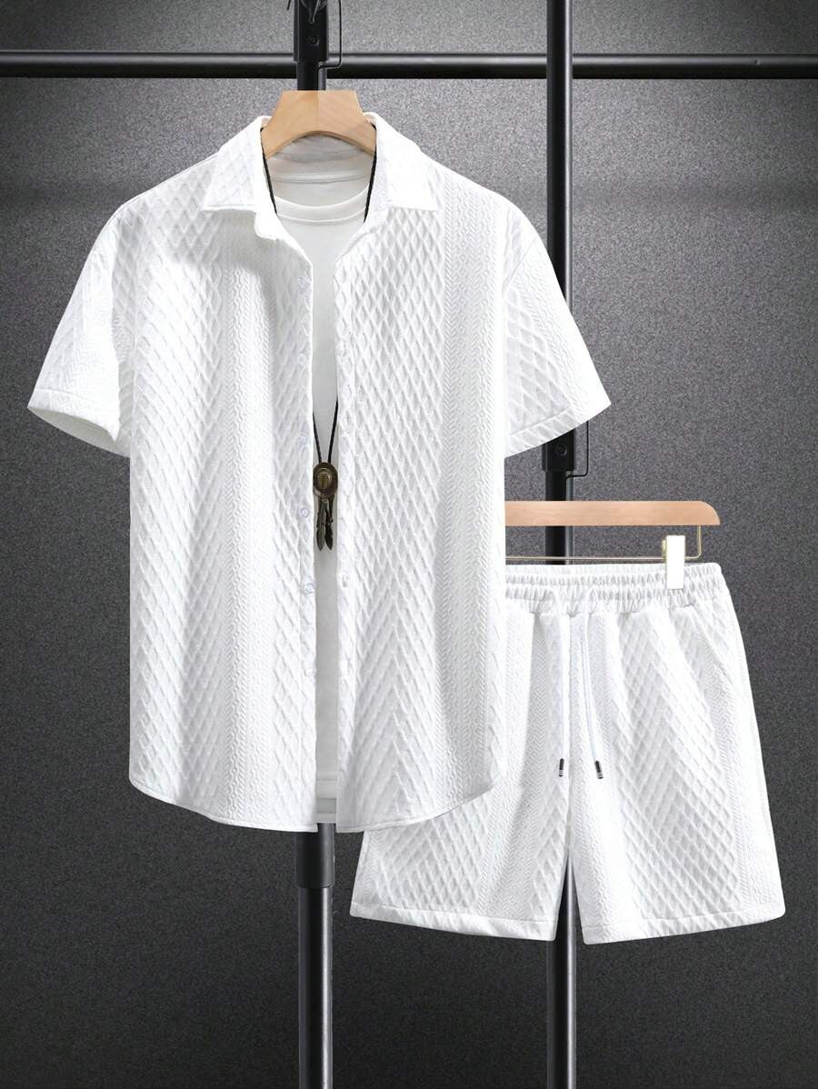 Sommerliches Herren Zweiteiler Set