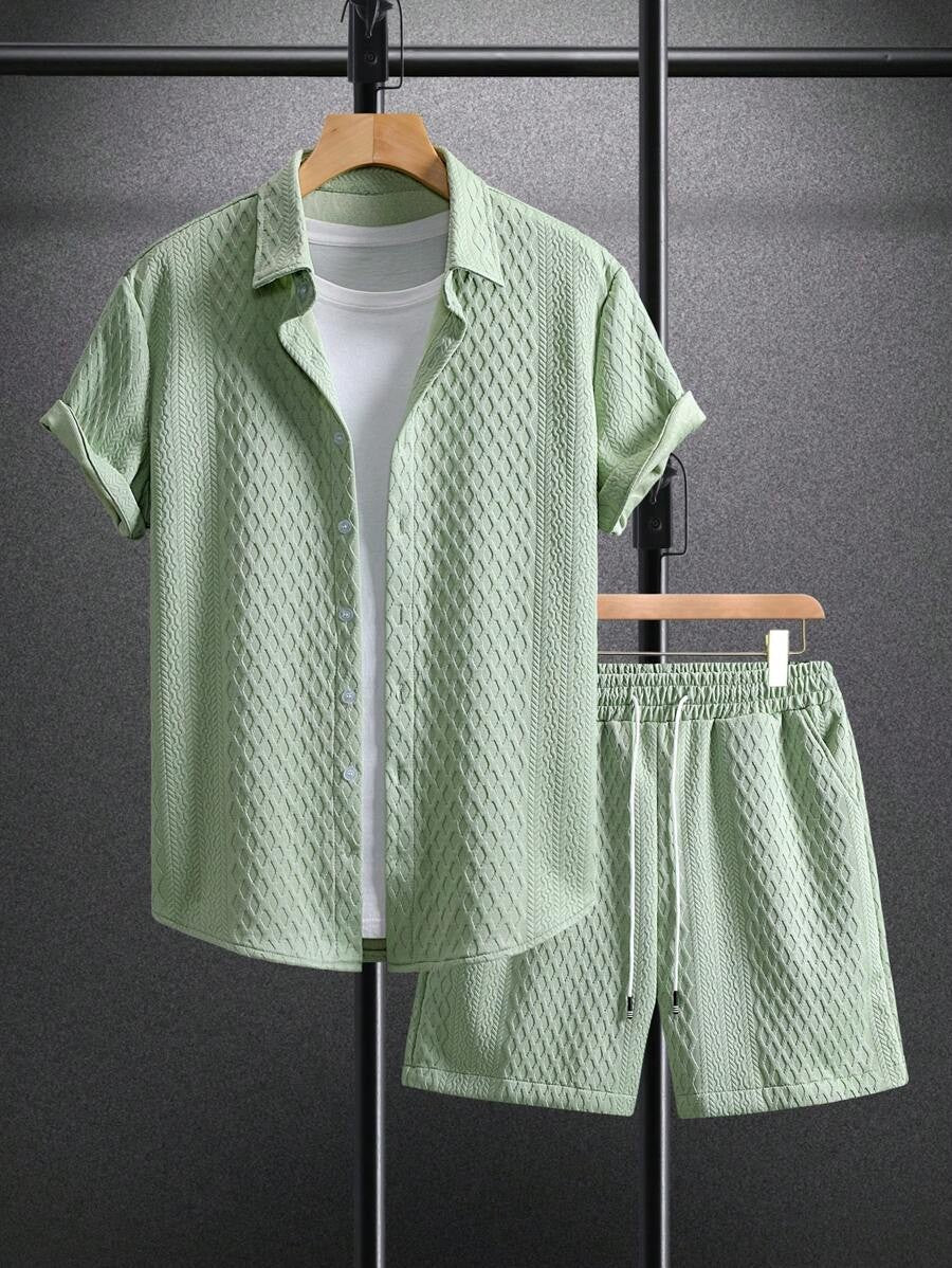 Sommerliches Herren Zweiteiler Set