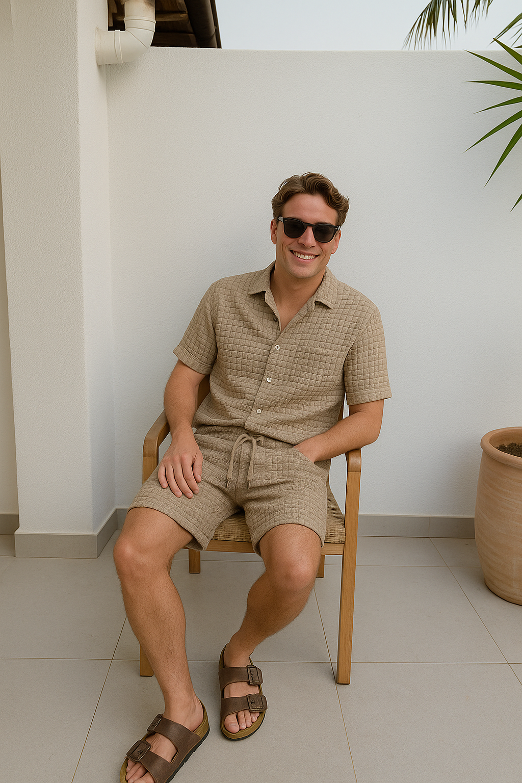 Sommerliches Kurzarm-Set