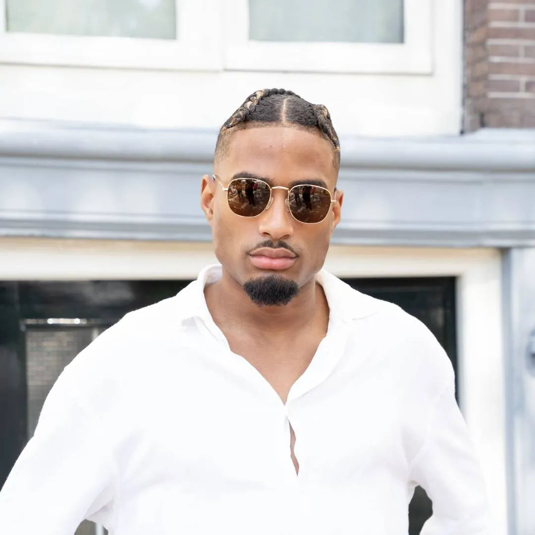 Sonnenbrille Elegante Quadratische Rahmen UV-Schutz