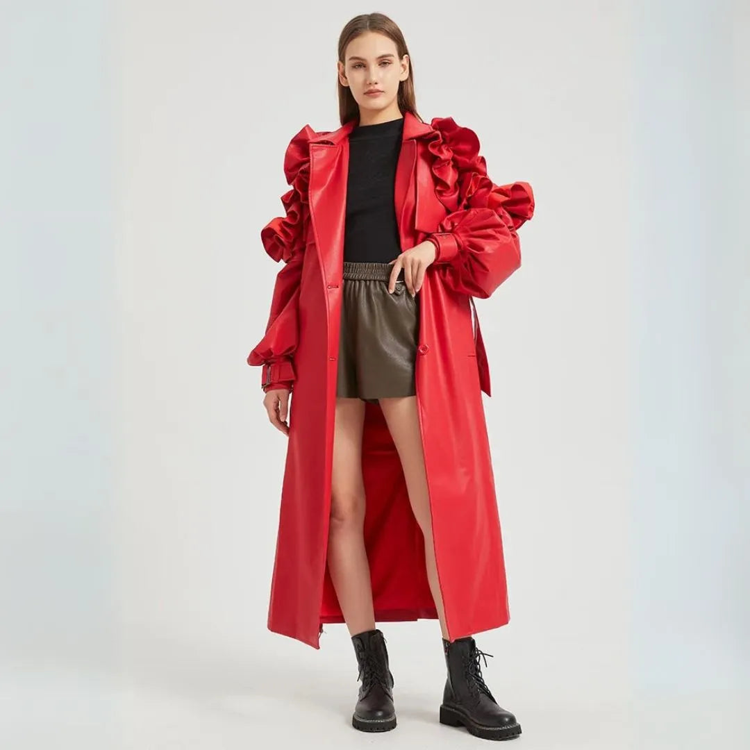 Statement trench coat women