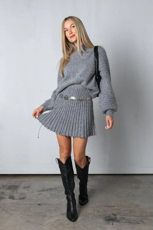 Variant image for Damen Strick-Set Beige Größe M Baumwolle-33