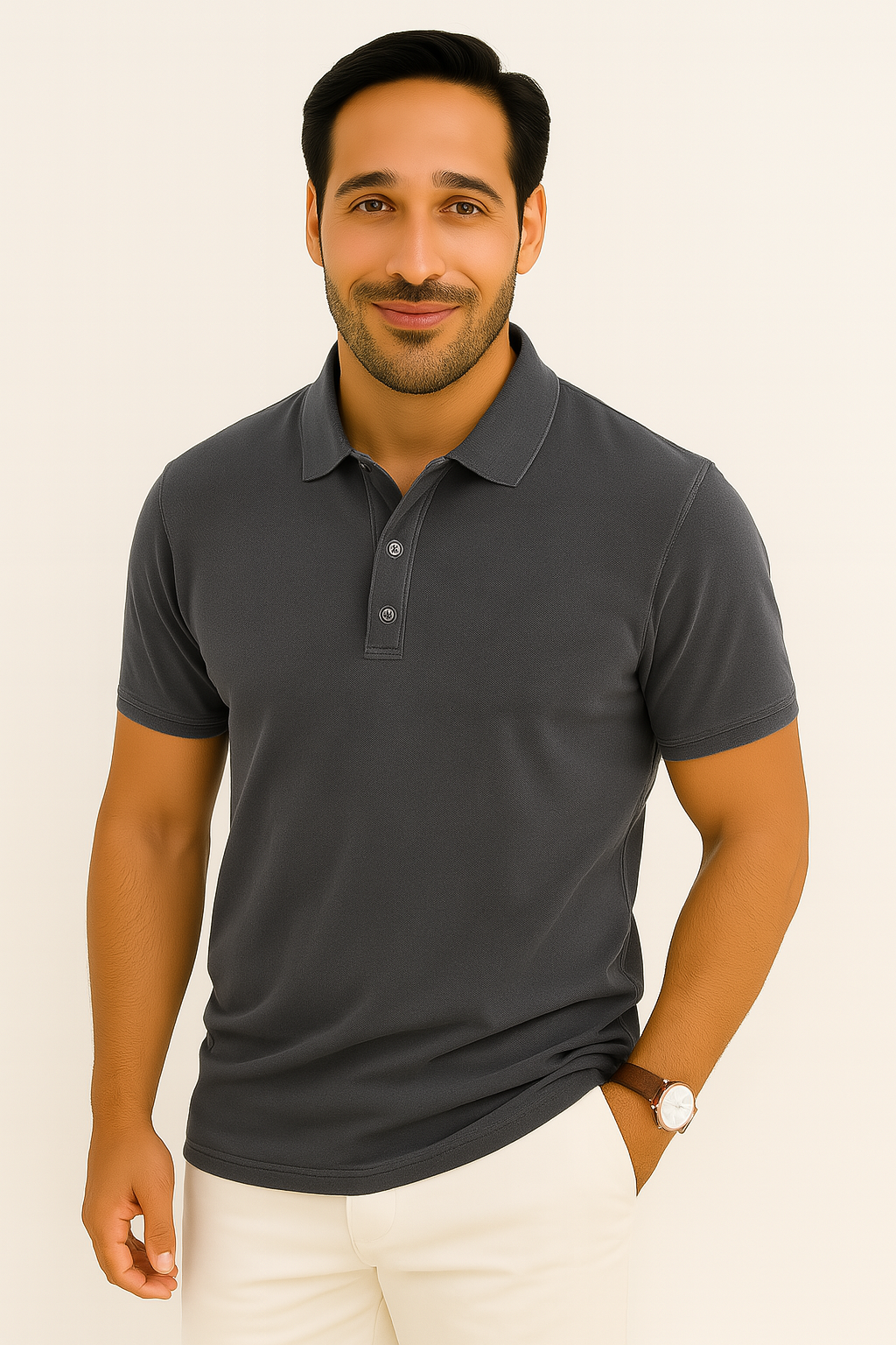 Stilvolles Poloshirt Herren aus Baumwolle