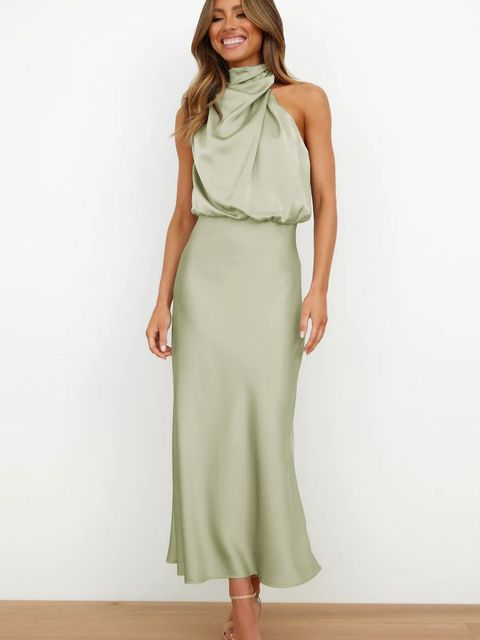 Stilvolles Off-Shoulder Cocktailkleid in Maxilänge