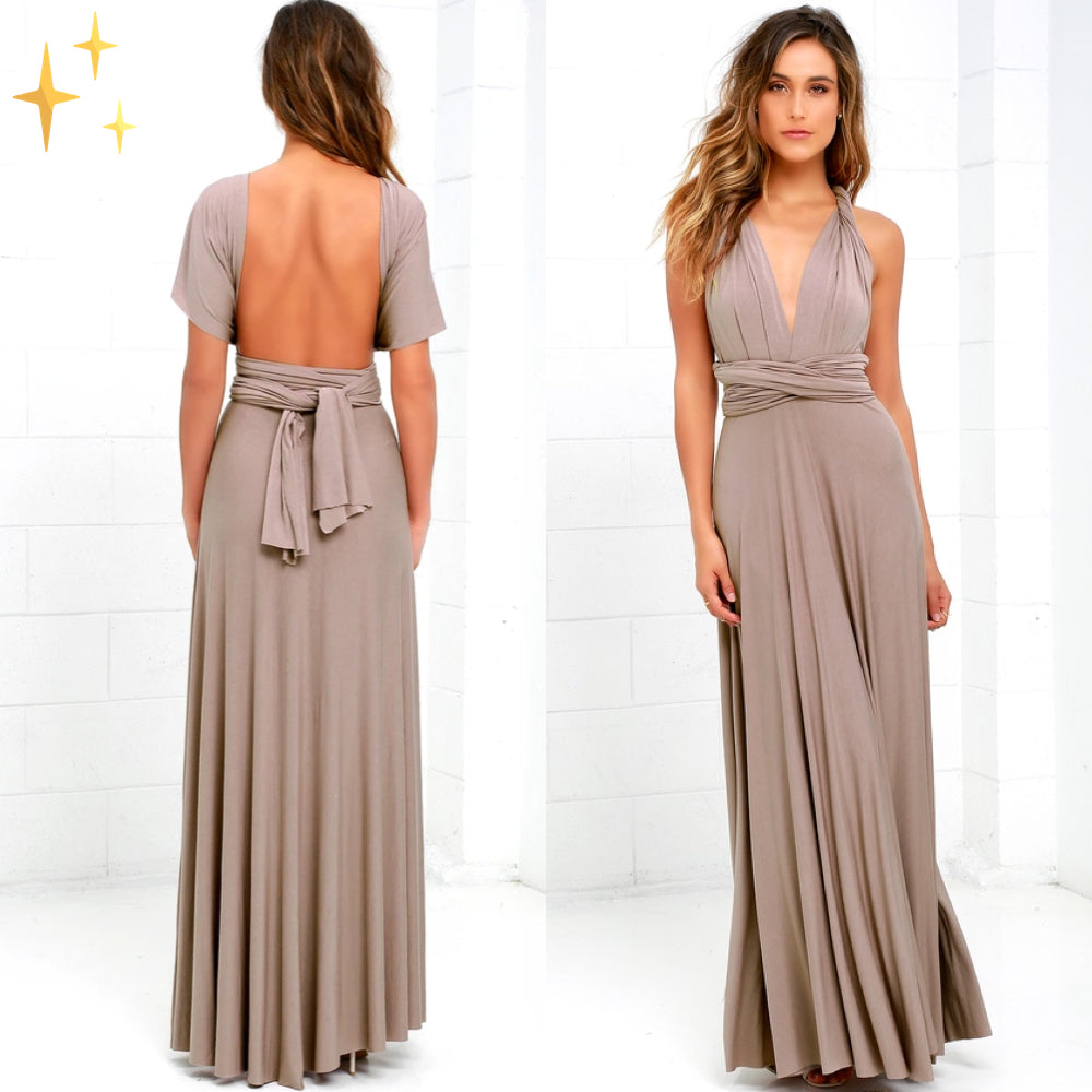 Stilvolles Wickelkleid für Hochzeitsgäste