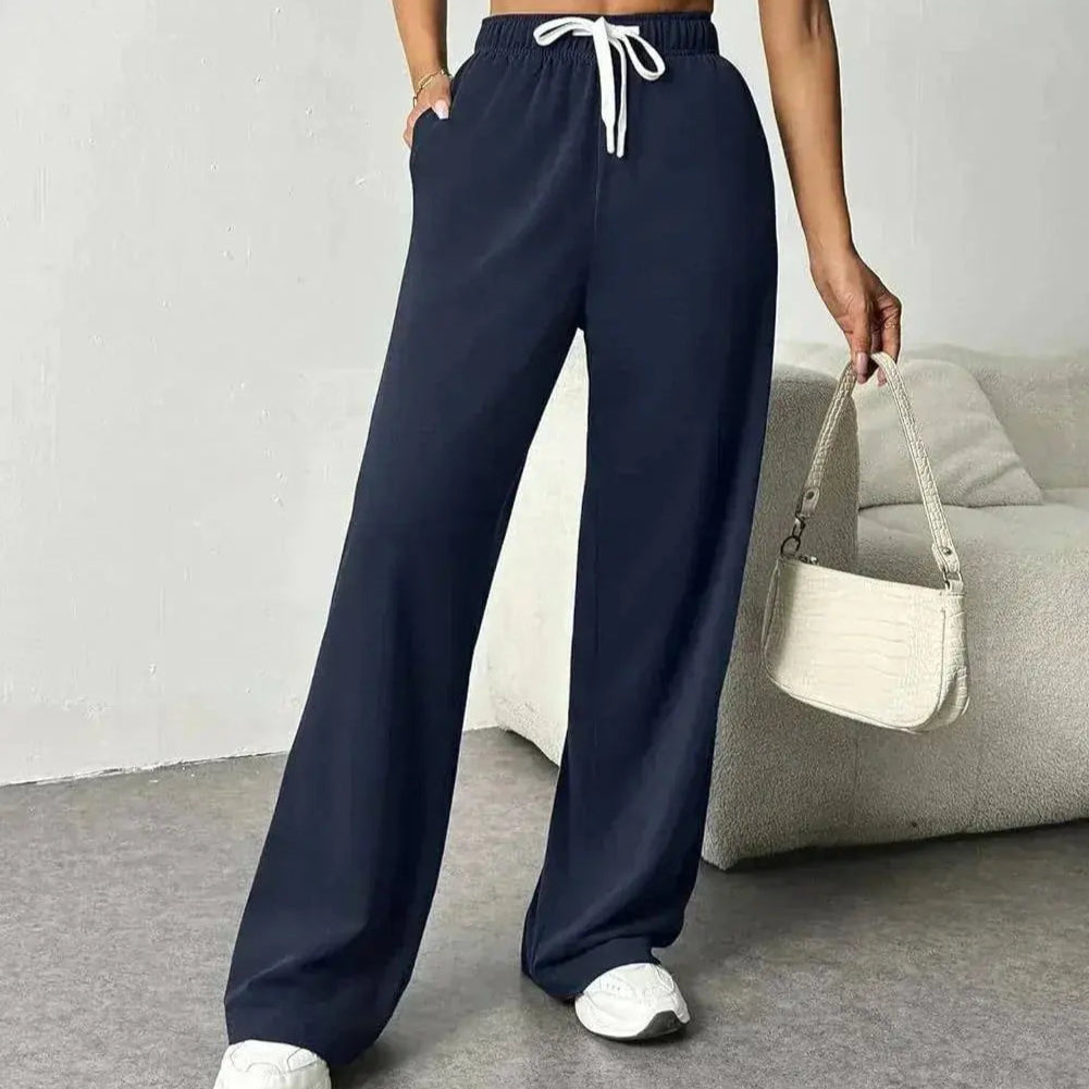 Stylische Jogginghose Damen mit Weitem Bein und Elastischem Bund – Bequeme Sporthose für Damen in Verschiedenen Farben 5