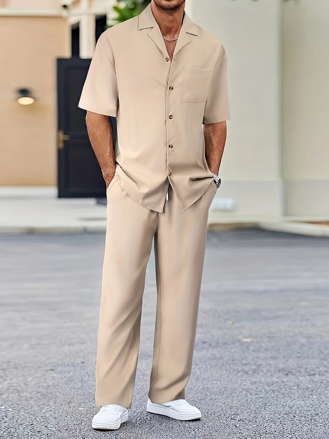 Stylisches Herren Set aus Polyester