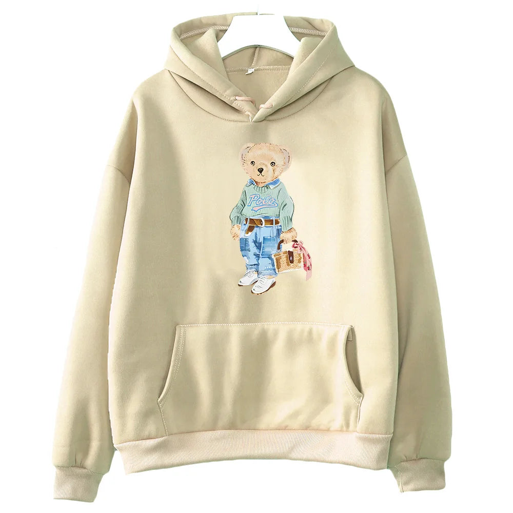 Süße Bärenmuster Sweatshirt für Damen