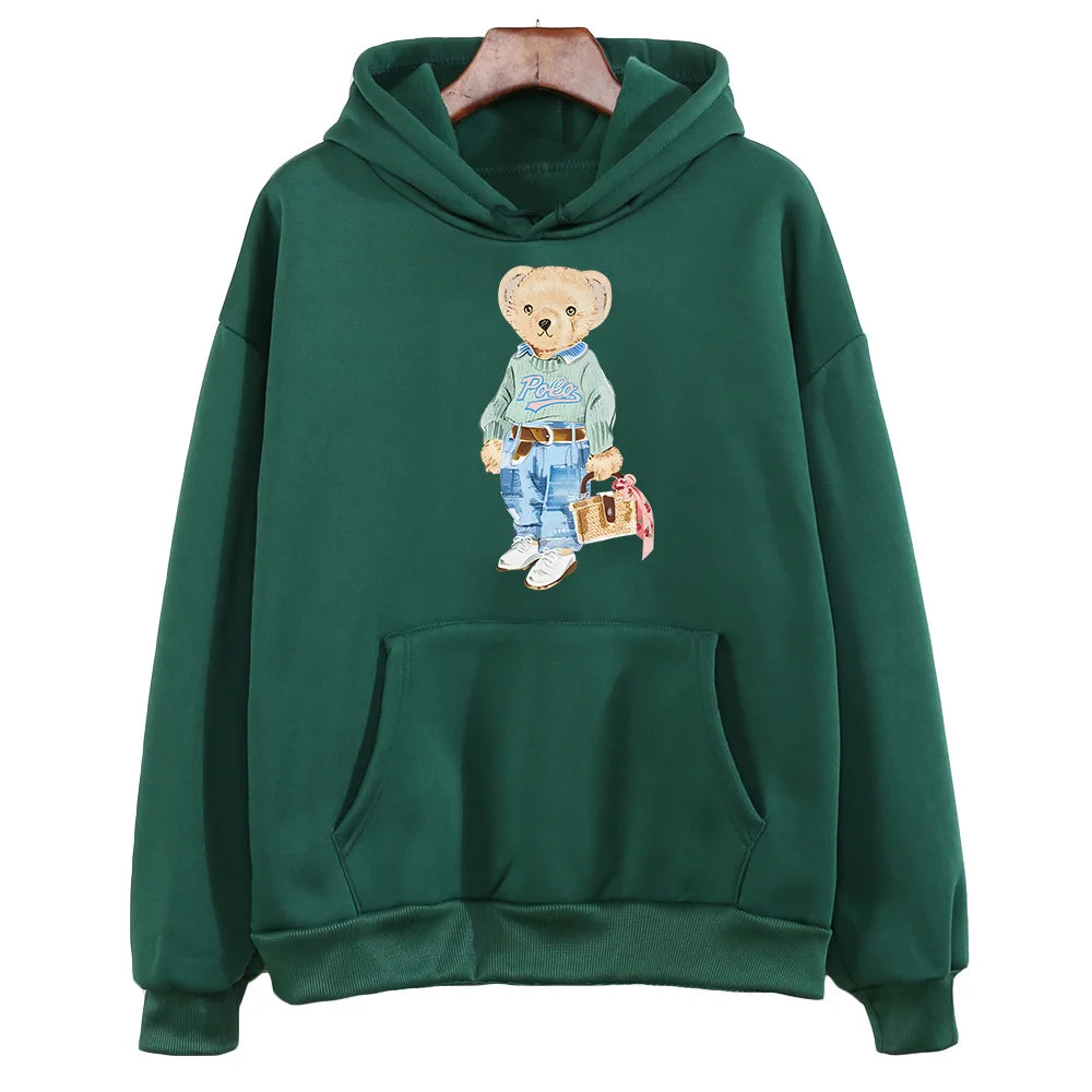 Süße Bärenmuster Sweatshirt für Damen