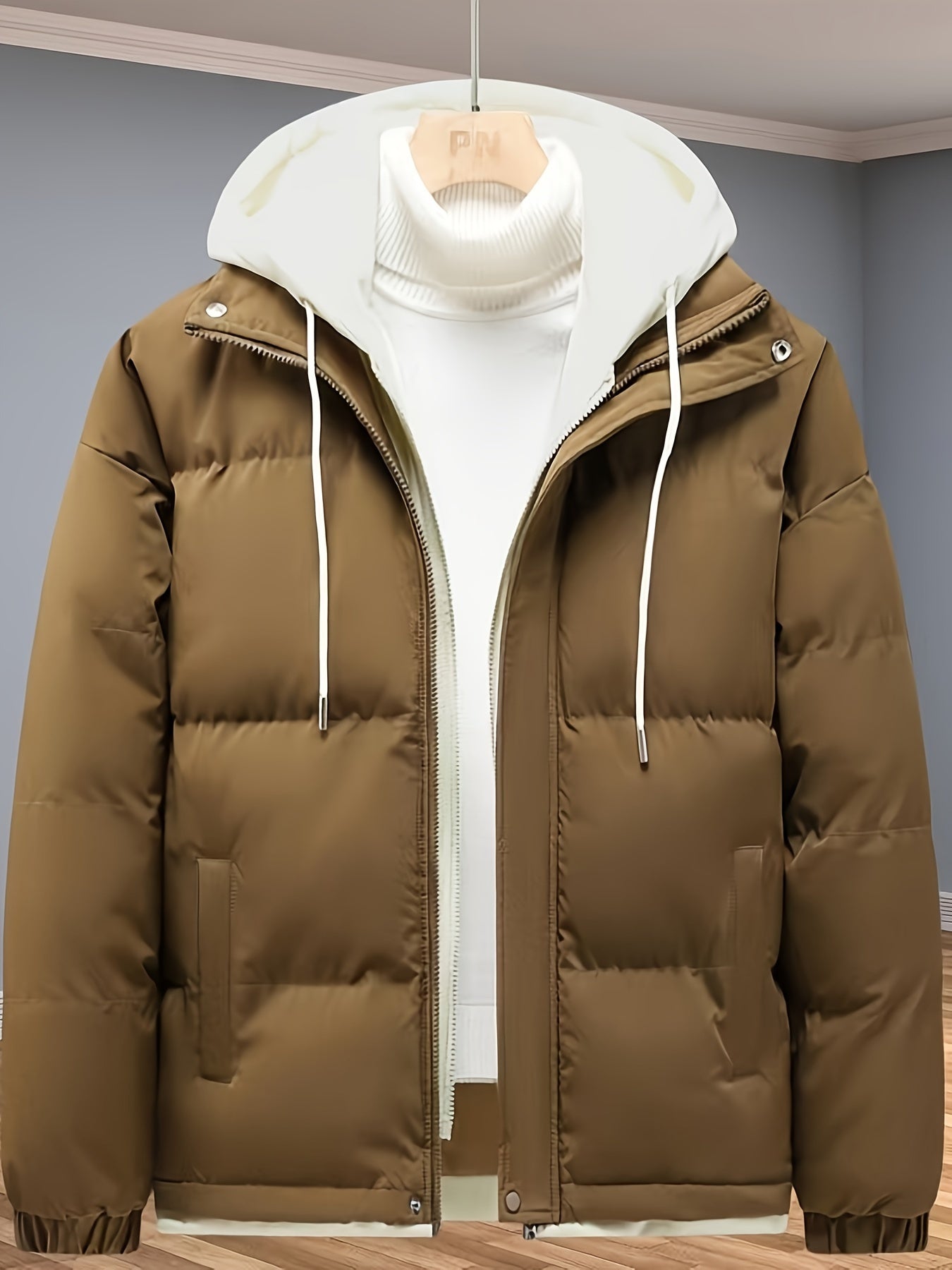 Doppeltes Isolationsdesign Winterjacke mit Kapuze