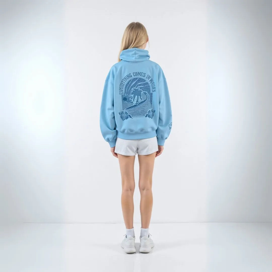 Everything comes in waves Hoodie