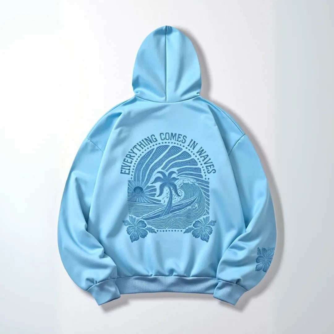 Everything comes in waves Hoodie