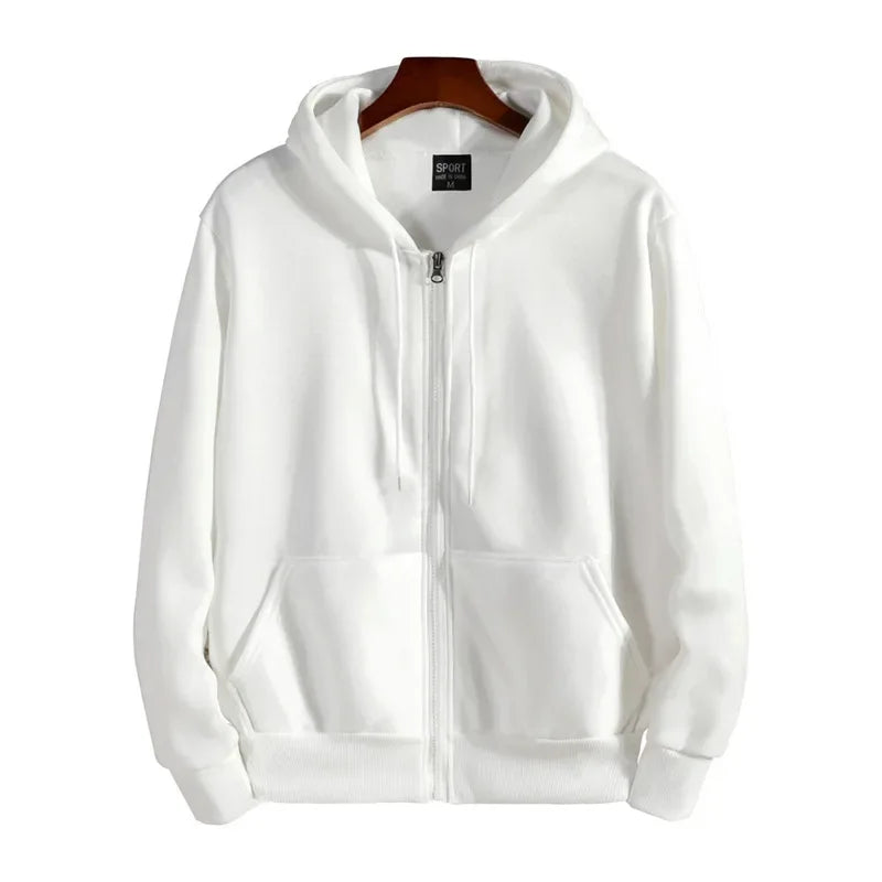 Unisex Kapuzenpullover mit Reißverschluss