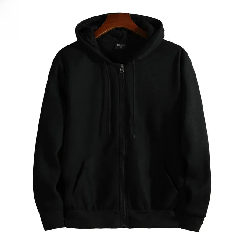 Unisex Kapuzenpullover mit Reißverschluss