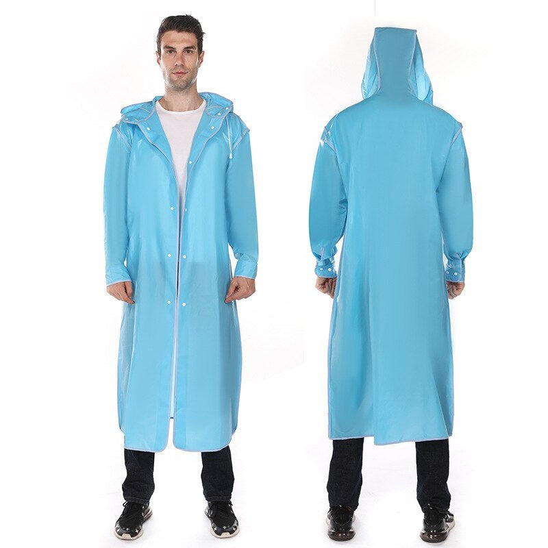 Unisex Regenjacke mit Kapuze