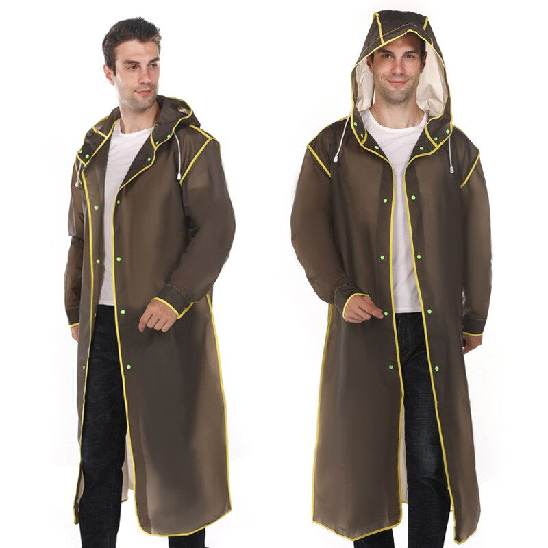 Unisex Regenjacke mit Kapuze