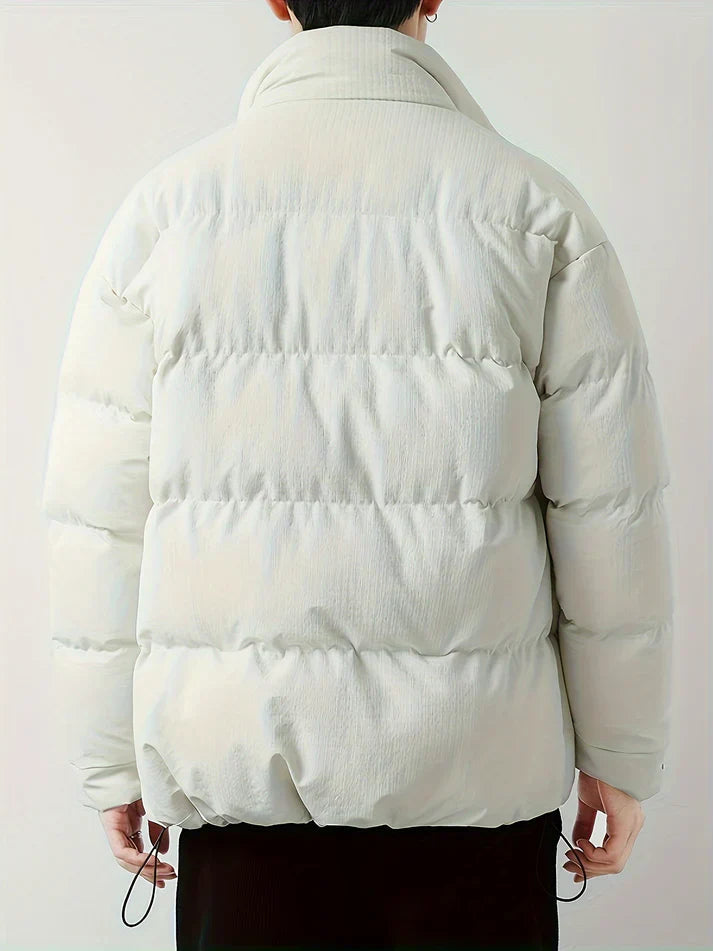 Gewattierte elegante Pufferjacke