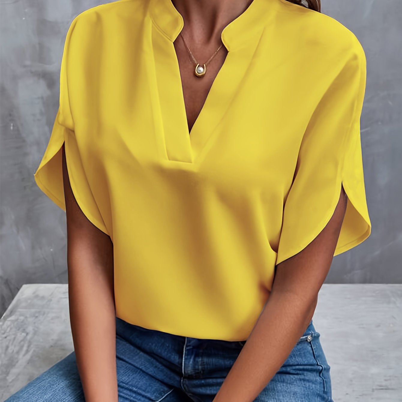 Variant image for Kiki | Elegante Bluse für Damen aus Baumwollmischung im Sommerstil-36