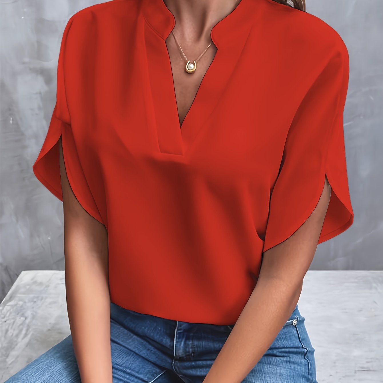 Variant image for Kiki | Elegante Bluse für Damen aus Baumwollmischung im Sommerstil-21