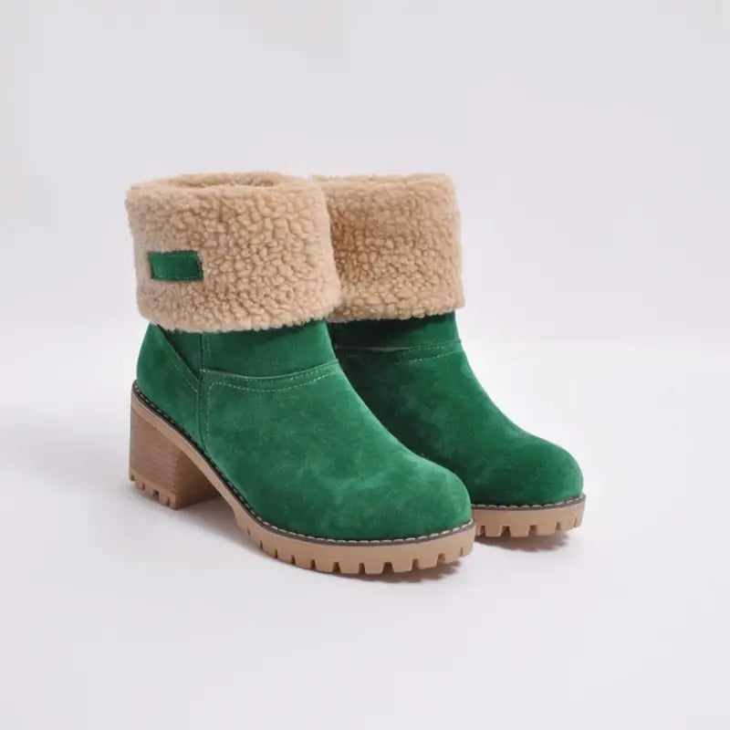 Varmfutterte Winterstiefel mit rutschfester Sohle