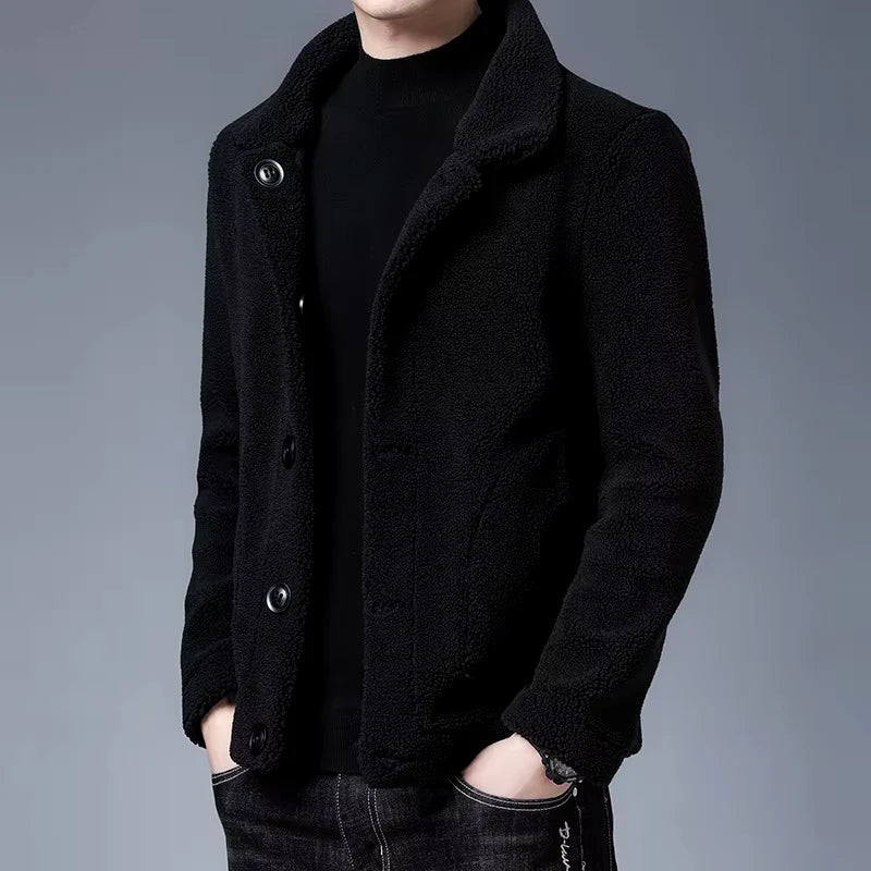 Oversized Plüschjacke für Ultimativen Komfort