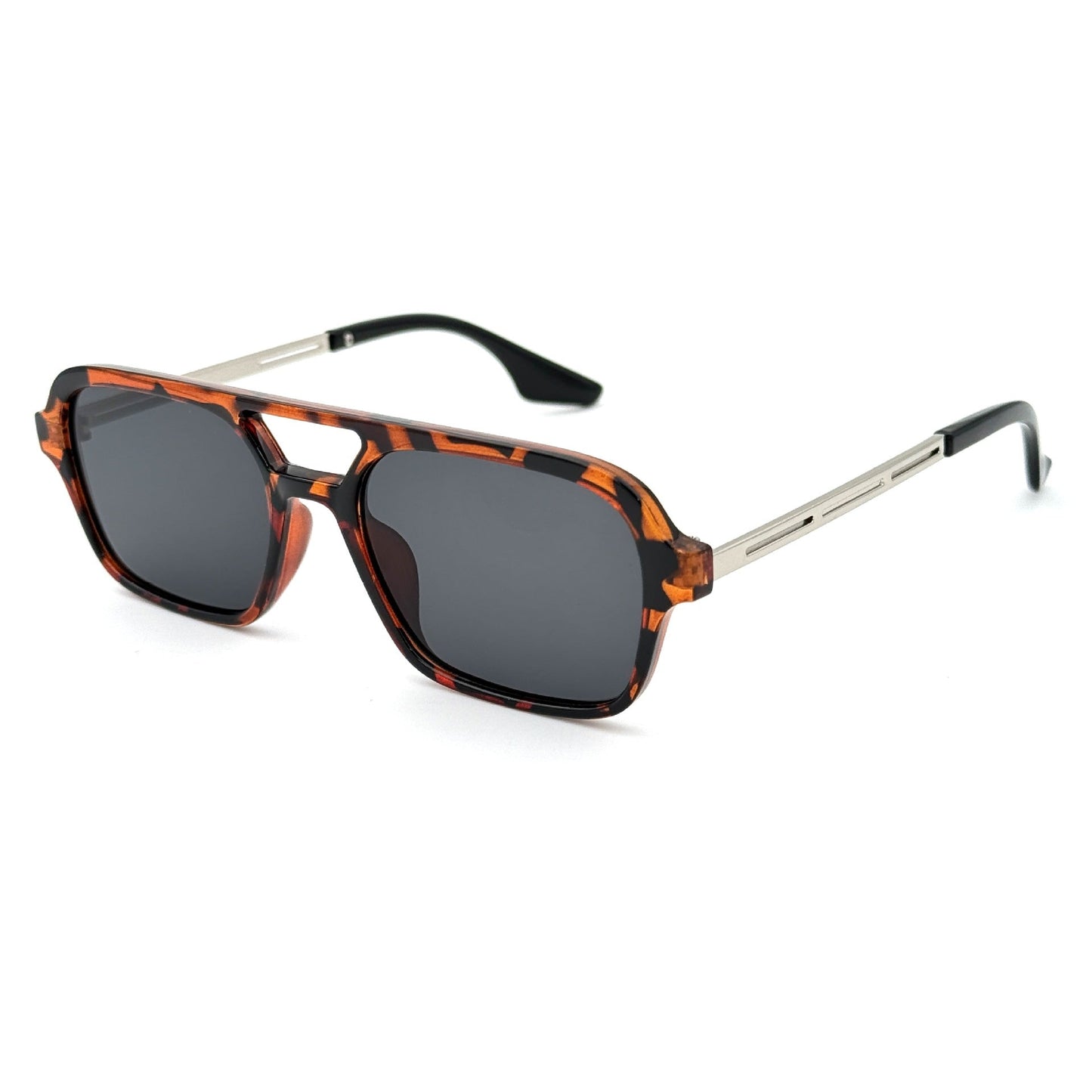 Vintage sunglasses with polygonal design and UV protection