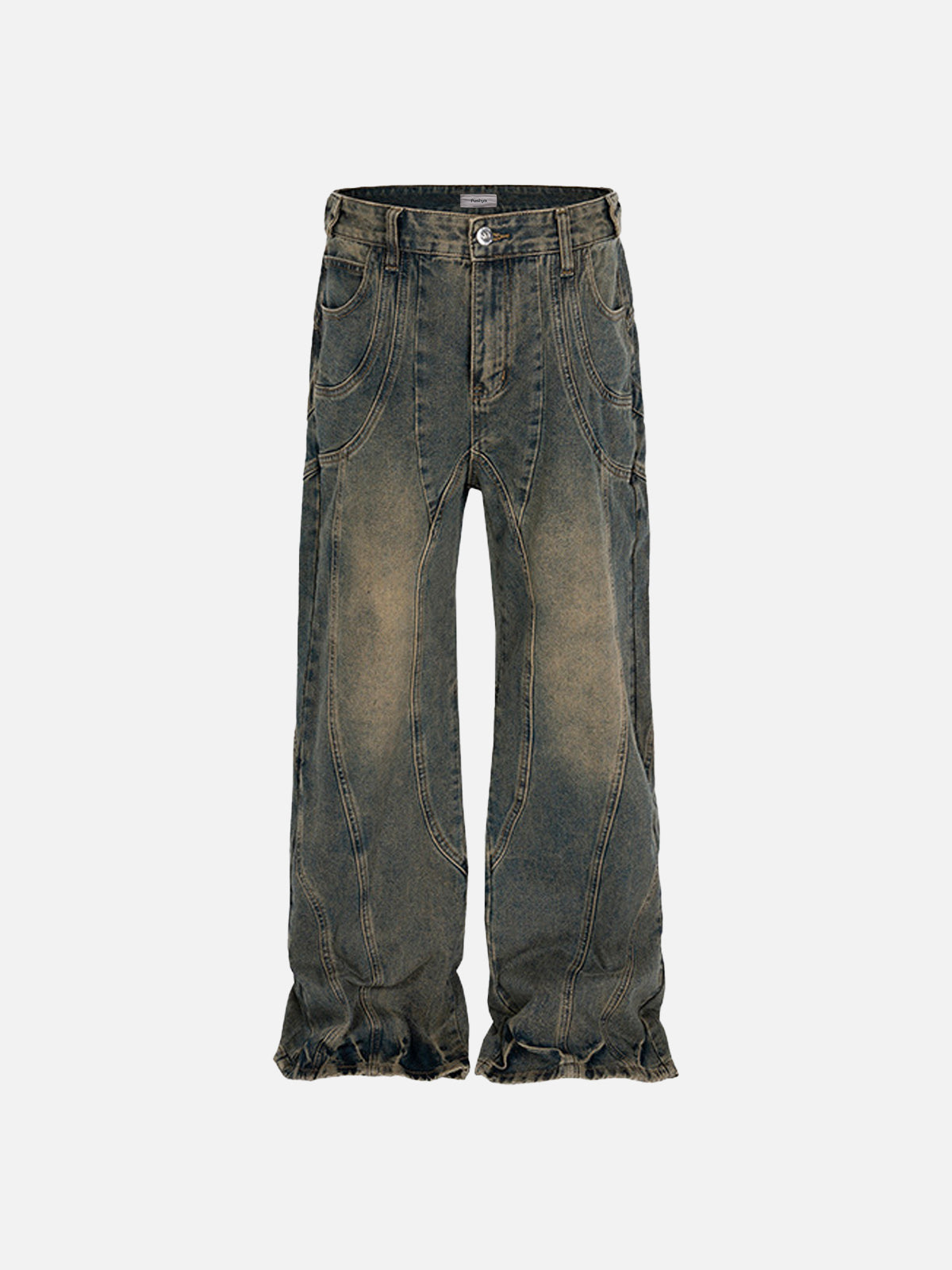 Vintage gewaschene Damen Street Jeans