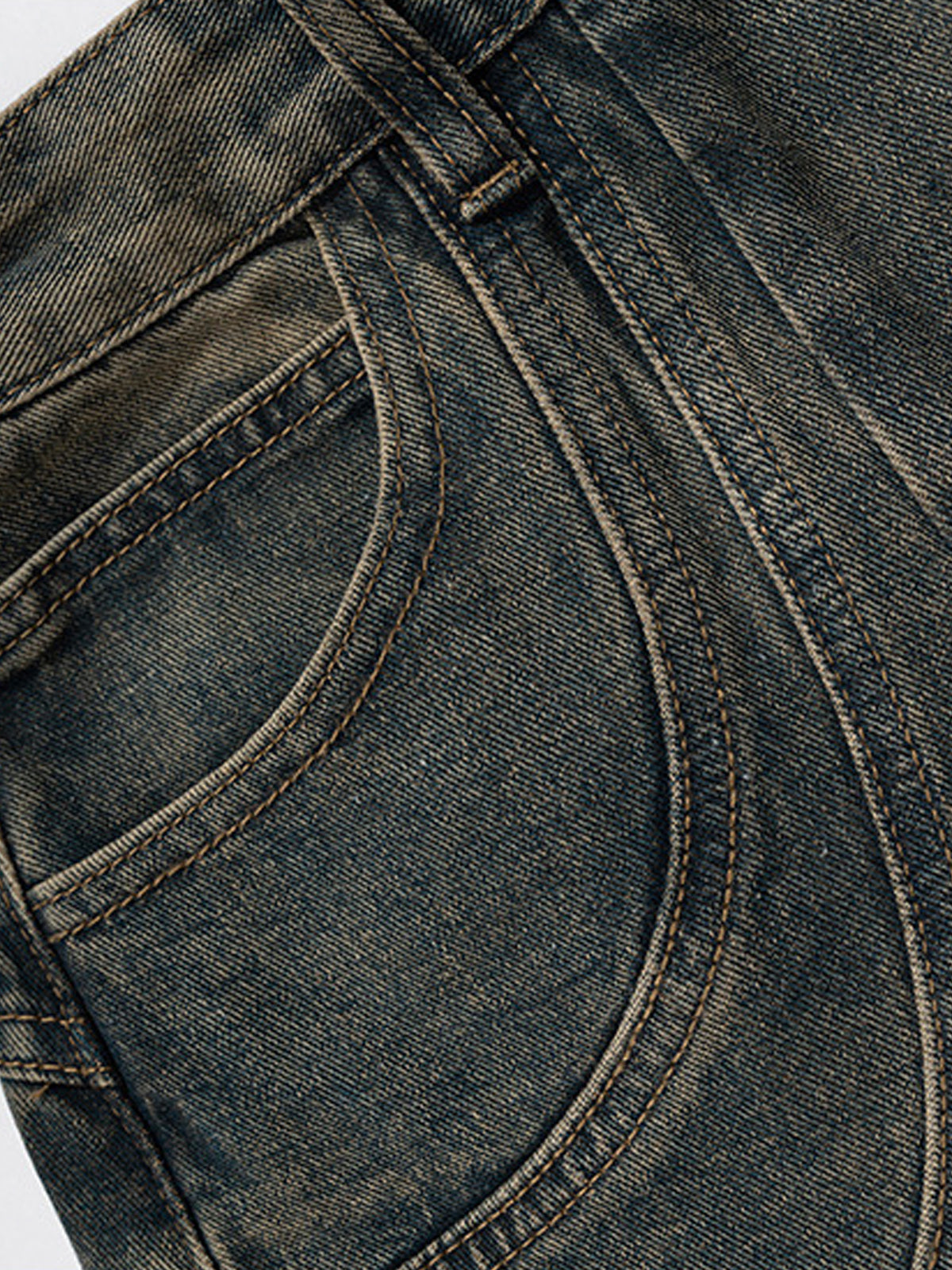 Vintage gewaschene Damen Street Jeans