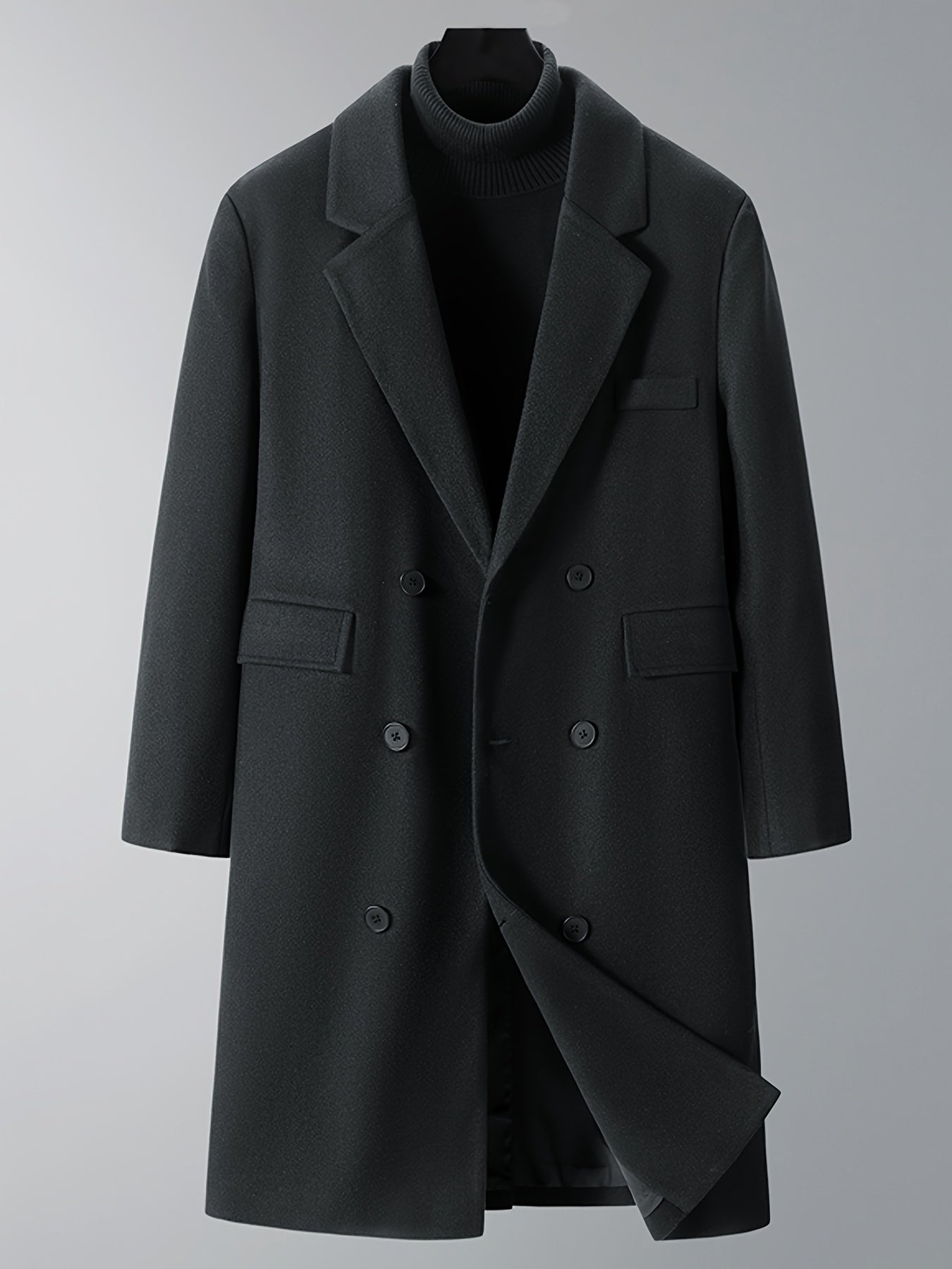 Warme Herren Winterjacke mit Taschen