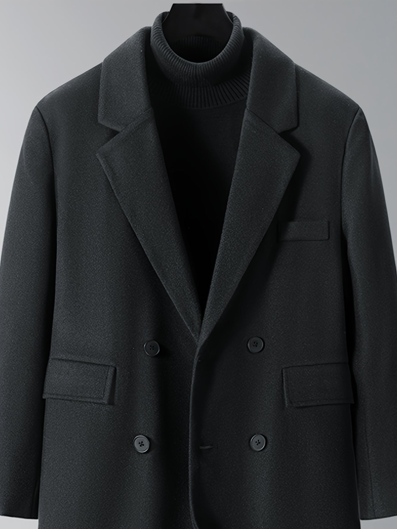 Warme Herren Winterjacke mit Taschen