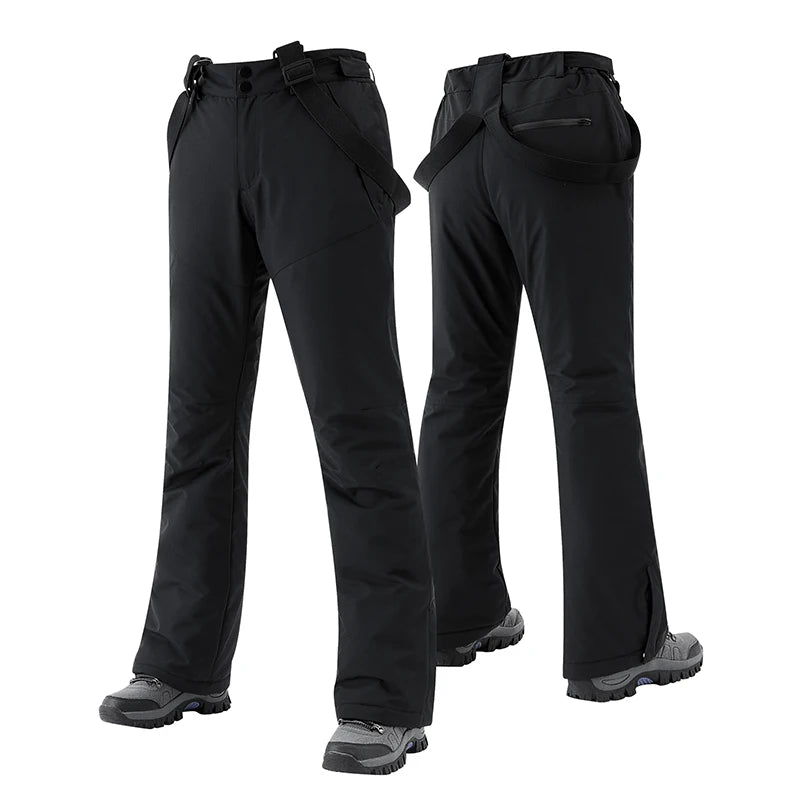 Warm Windproof Waterproof Ski Pants for Women