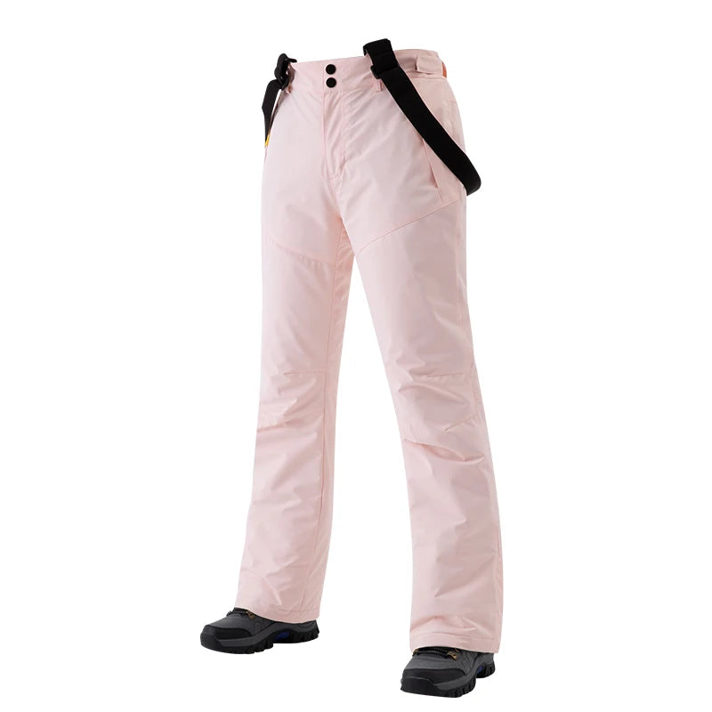 Warm Windproof Waterproof Ski Pants for Women