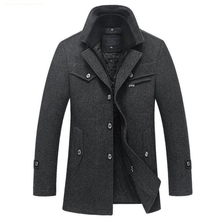 Warme Wolljacke für Herren im Klassischen Piekjas-Stil