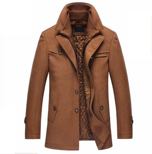 Warme Wolljacke für Herren im Klassischen Piekjas-Stil