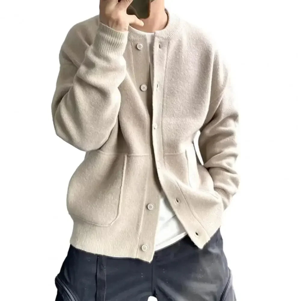 Warmer Strick Pullover Herren